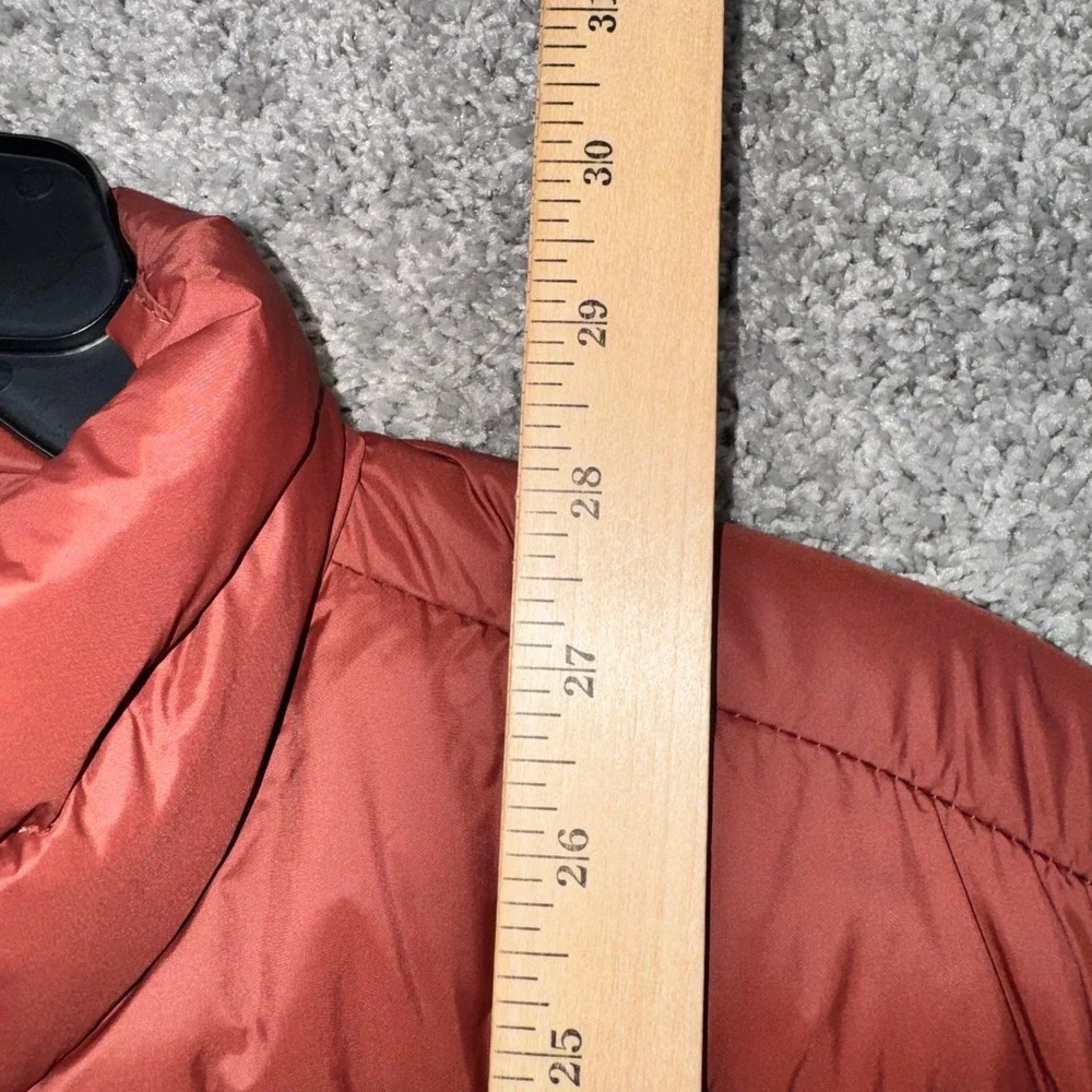 Eddie Bauer Packable Down Jacket Mens 650 Fill StormRepel Red Medium NEW